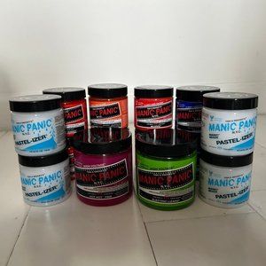 Lot of Manic Panic vegan hair colors